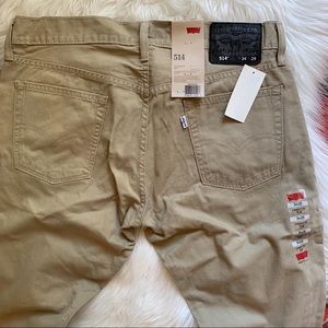 Men’s Levi’s 514 Tan Denim Jeans